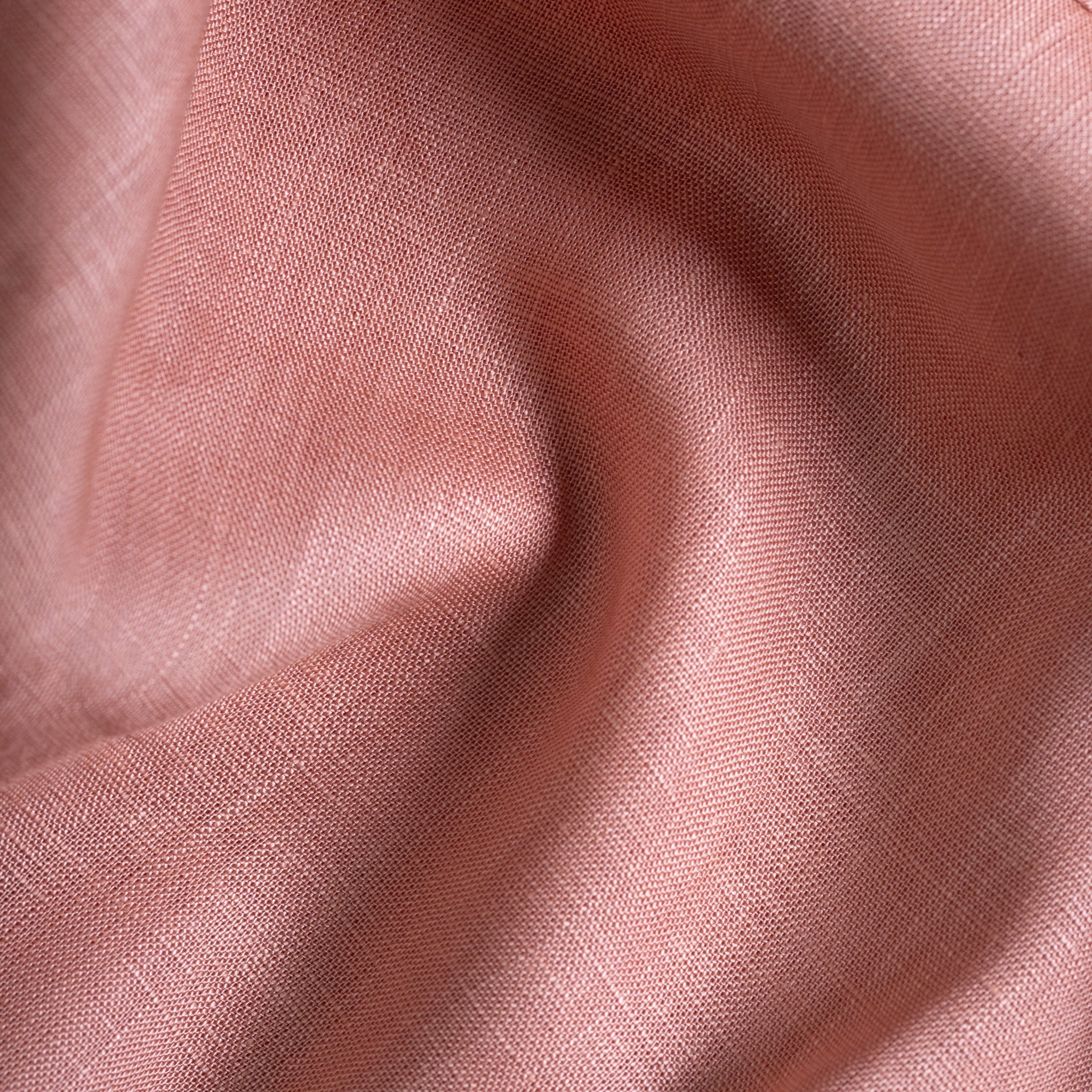 Dusty Clay Color 80s Lino Lyocell Shirt For Men - Punekar Cotton