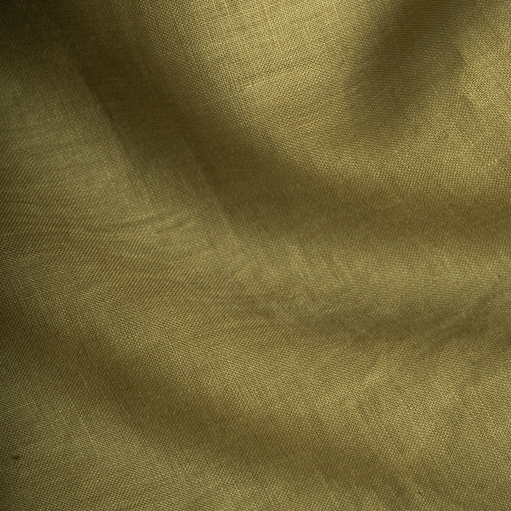 Khaki 60Lea Pure Linen Shirt For Men - Punekar Cotton