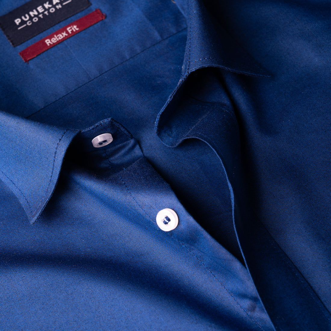 Dark Blue Colour Signature Classic Oxford Shirt For Men