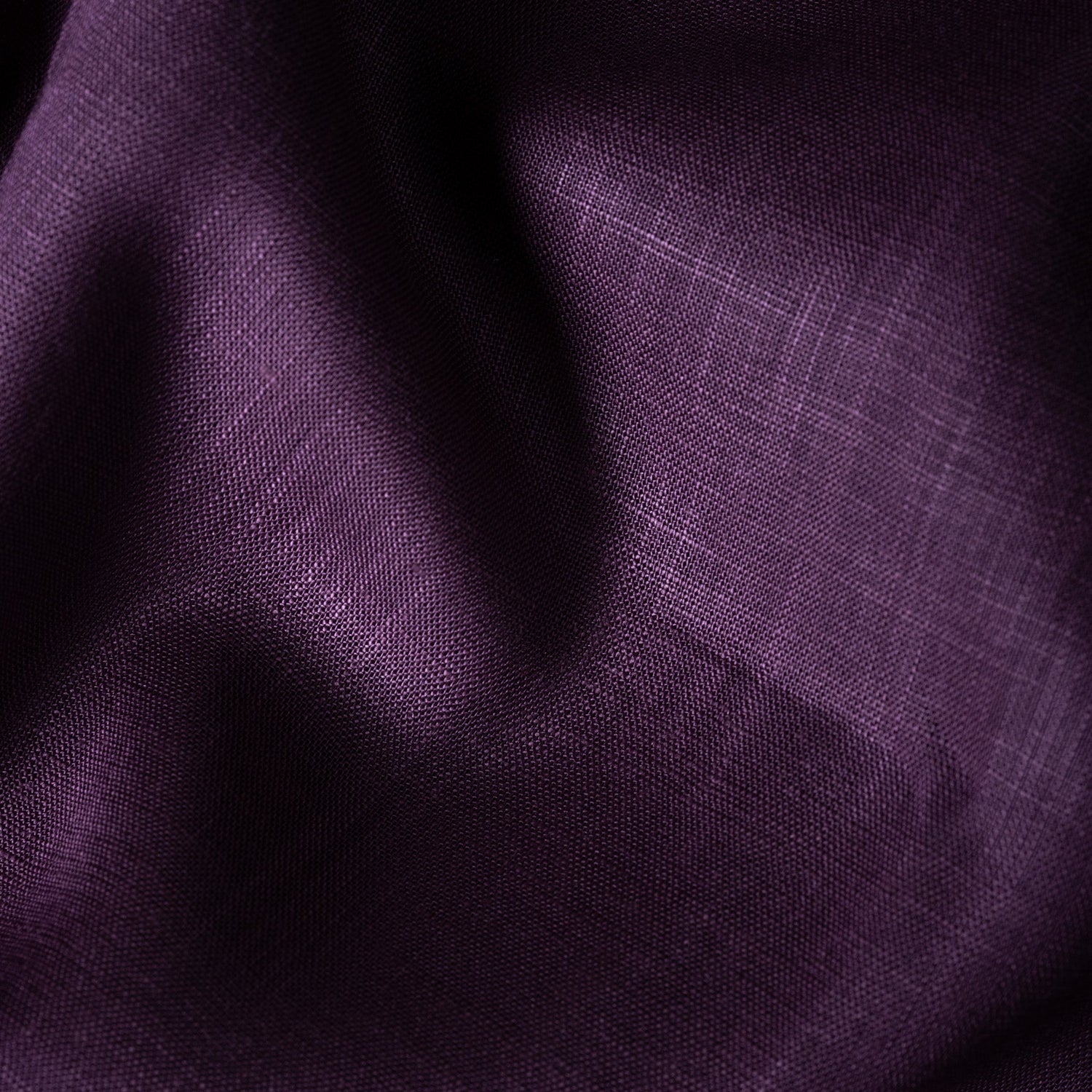 Deep Plum Color 80s Lino Lyocell Shirt For Men - Punekar Cotton