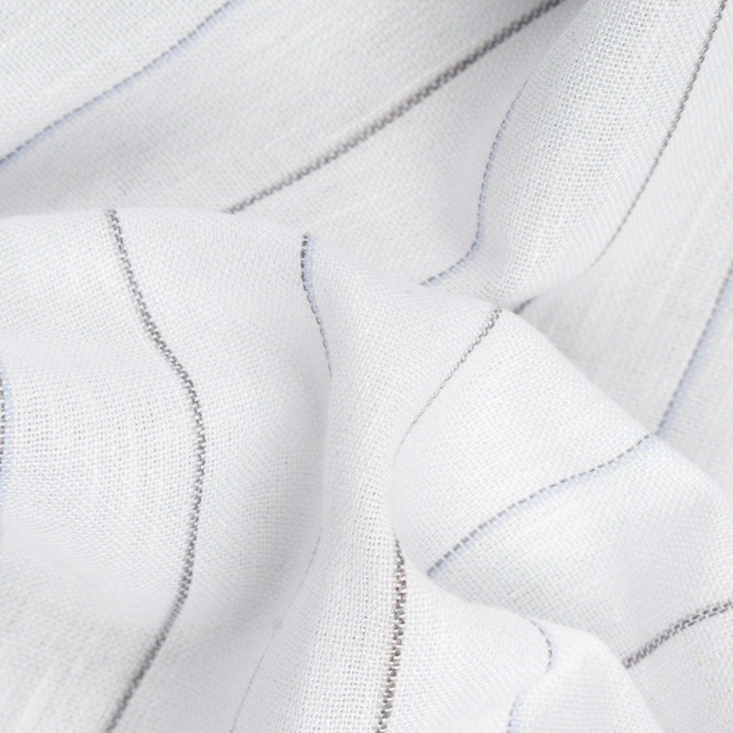 Grey White Colour Cotton Linen Lining Shirt For Men - Punekar Cotton