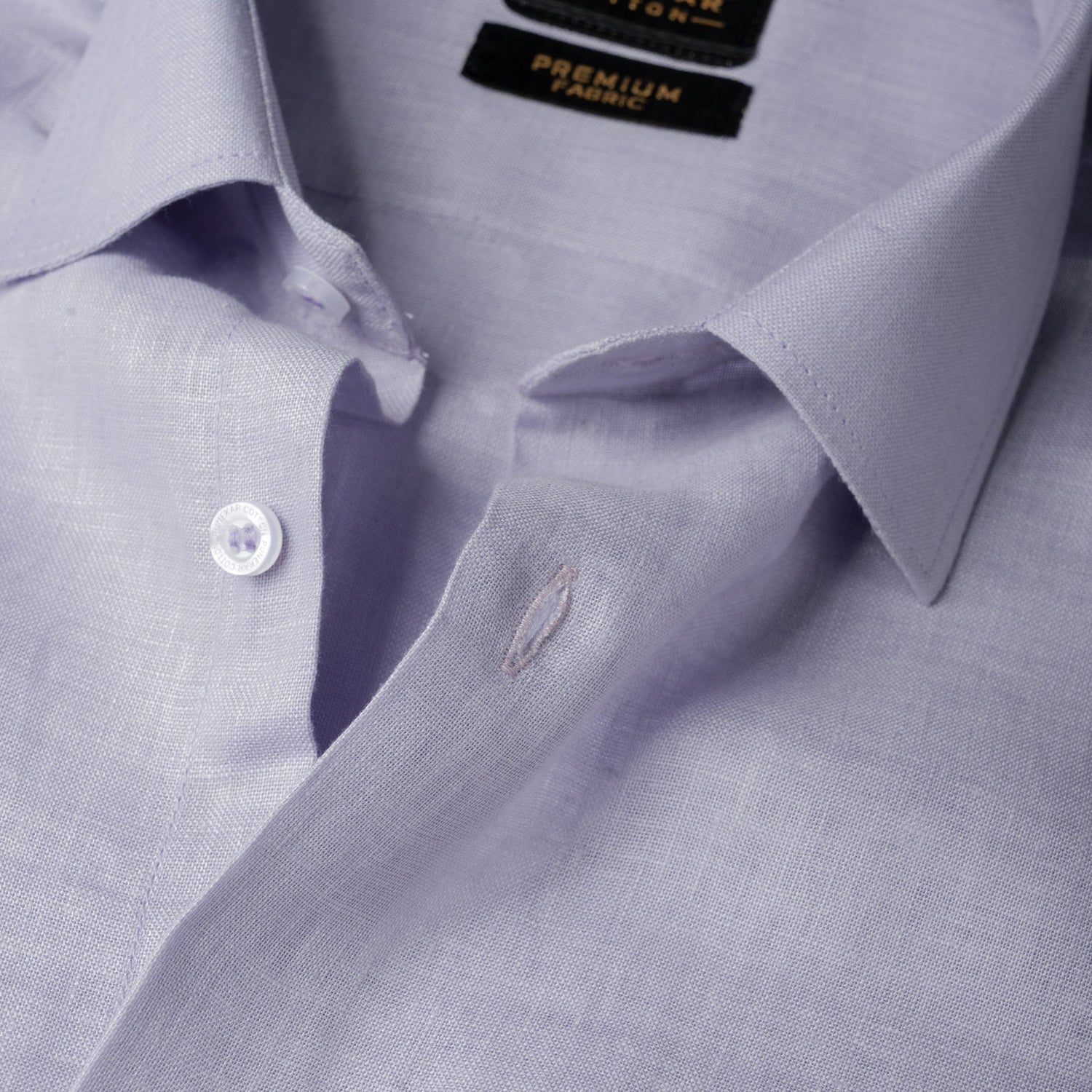 Lavender Color 60Lea Pure Linen Shirt For Men - Punekar Cotton