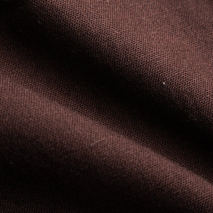 Maroon Everyday Cotton Linen Straight-Fit Pants for Men - Punekar Cotton