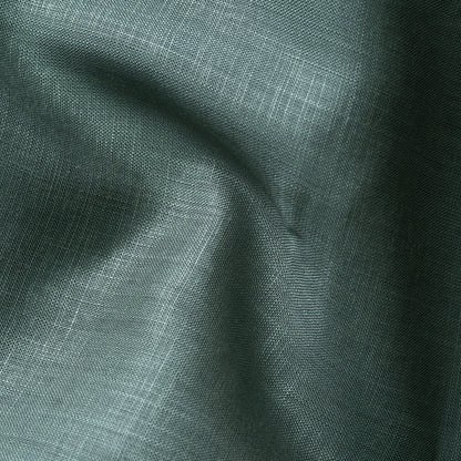 Sage Green Color 80s Lino Lyocell Shirt For Men - Punekar Cotton
