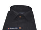 Black Color Cotton Self Woven Checks Handmade Shirts For Men's - Punekar Cotton