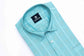 Blue Color Embroidery Pure Cotton Shirt For Men - Punekar Cotton