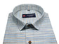 Blue Color Handmade Shirt For Men's - Punekar Cotton