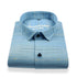 Blue Color Pure Cotton Panelled Butta Stripes Shirts For Men&