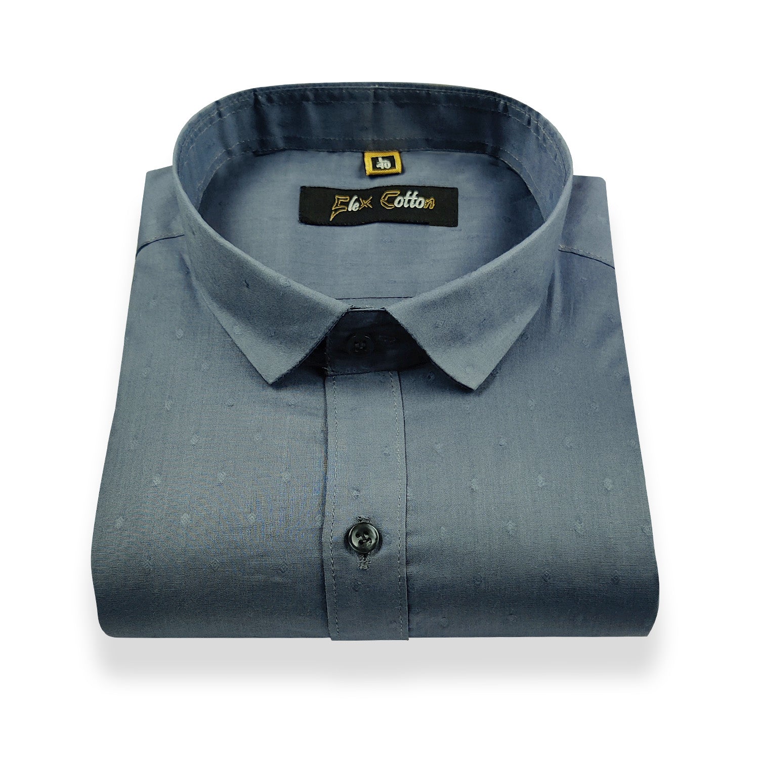 Dark Grey Color 100% Cotton Lawn Finish Shirt For Men - Punekar Cotton