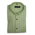 Green Color Lining Cotton Shirt For Men - Punekar Cotton