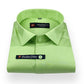 Green Color Pure Cotton Wide Stripes Shirt For Men - Punekar Cotton