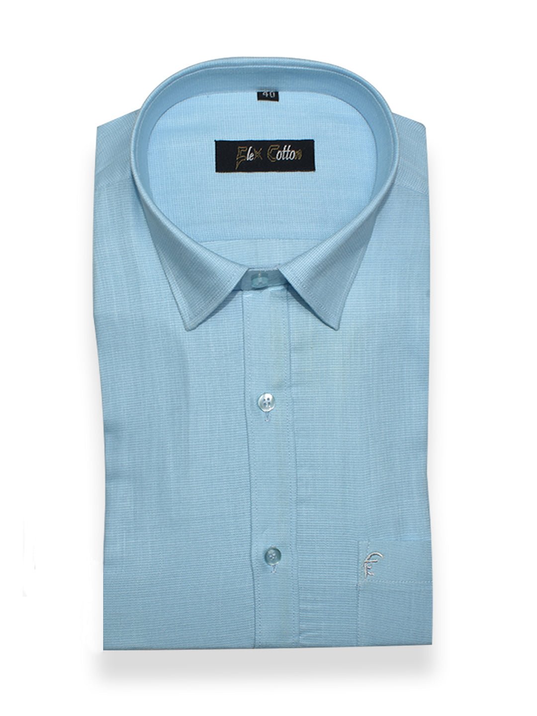 Light Blue Color Casa Linen Shirt For Men&