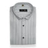 Light Grey Color Lining Cotton Shirt For Men - Punekar Cotton