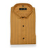 Mustard Yellow Color Lining Cotton Shirt For Men - Punekar Cotton