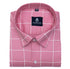 Pink Color Big Checks Cotton Shirts For Men - Punekar Cotton