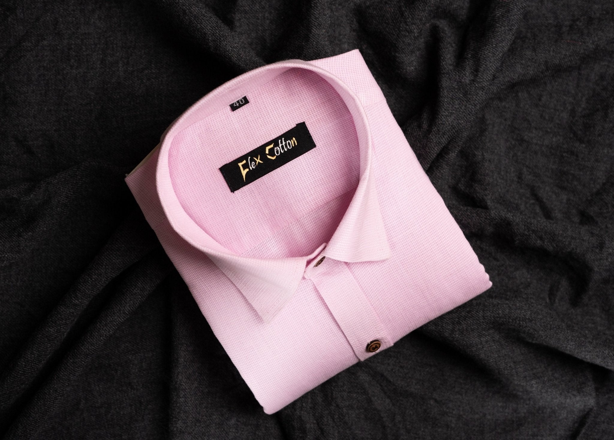 Pink Color Casa View Linen Shirt For Men&