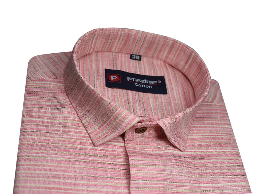 Pink Color Handmade Shirts For Men&