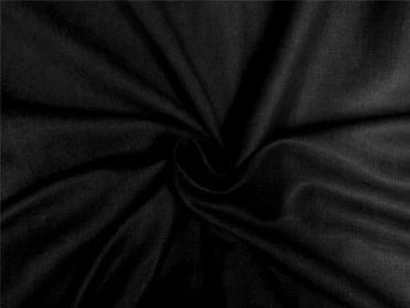 Punekar Cotton Black Color Pure Linen Unstitched Fabric for Men Shirt and Kurta&