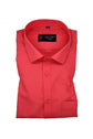 Punekar Cotton Bright Red Rich Cotton Formal Shirt For Men's - Punekar Cotton