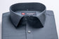 Punekar Cotton Carbon Color 100% Mercerised Cotton Diagonally Woven Formal Shirt for Men's. - Punekar Cotton