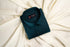Punekar Cotton Forest Green Color 100% Mercerised Cotton Diagonally Woven Formal Shirt for Men's. - Punekar Cotton