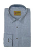 Punekar Cotton Full Sleeves Formal Handmade Purple Color Lining Shirt for Men's. - Punekar Cotton