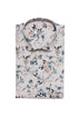 Punekar Cotton Half White Color Printed Pure Cotton Handmade Formal Shirt for Men's. - Punekar Cotton