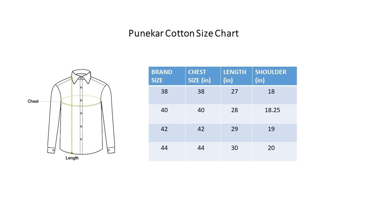 Punekar Cotton Handmade Red Color Full Sleeves Lining Formal Shirt for Men's. - Punekar Cotton