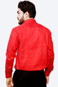 Punekar Cotton Men's Formal Handmade Red Color Shirt for Men's. - Punekar Cotton