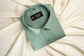 Punekar Cotton Mint Color 100% Mercerised Cotton Diagonally Woven Formal Shirt for Men's. - Punekar Cotton