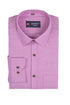 Punekar Cotton Pink Color Linning Criss Cross Woven Cotton Shirt for Men's. - Punekar Cotton