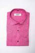 Punekar Cotton Pink Color Pure Cotton Handmade Formal Shirt for Men&