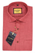 Punekar Cotton Red Color Pure Cotton Handmade Formal Shirt for Men's. - Punekar Cotton
