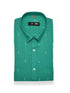 Rama Green Color Cotton Butta Shirts For Men&