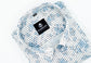 Sky Blue Color Floral Lining Printed Shirt For Men - Punekar Cotton