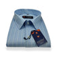 Sky Blue Color Lining Pure Cotton Shirt For Men - Punekar Cotton