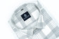 White Color Check Lexus Printed Shirts For Men's - Punekar Cotton