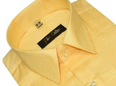 Yellow Color Cotton Embroidery Butta Patta Shirts For Men’s - Punekar Cotton
