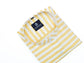 Yellow Color Stand Collar Strips Shirts For Men - Punekar Cotton