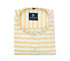 Yellow Color Stand Collar Strips Shirts For Men - Punekar Cotton